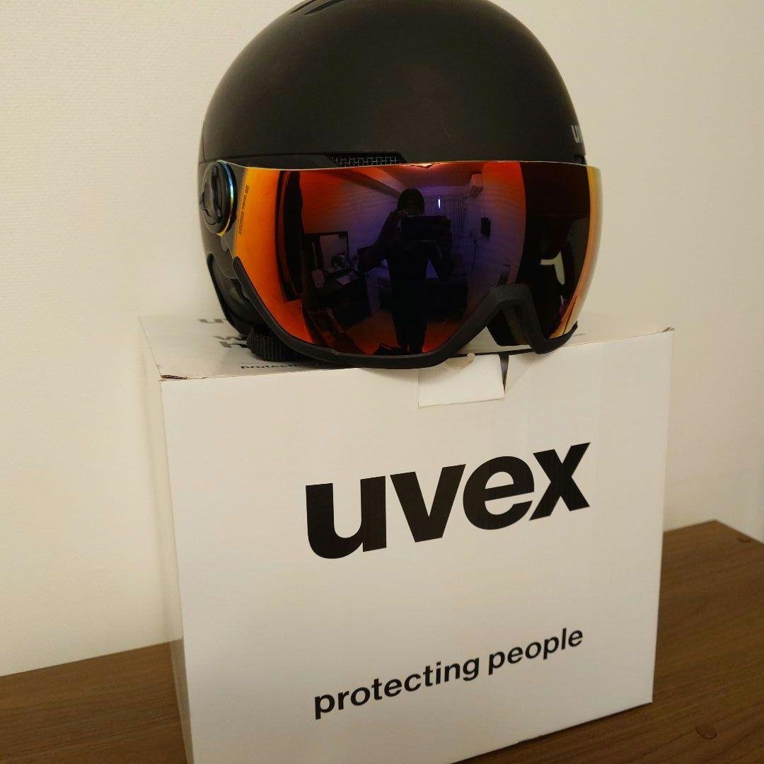 uvex（ウベックス） スキー／スノーボード用 バイザー付きヘルメット