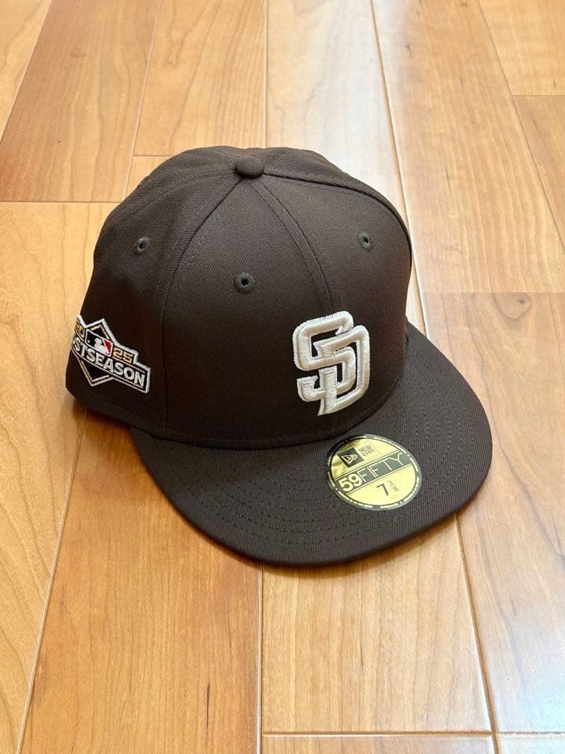 新品 パドレス2025ポストシーズン59FIFTY キャップ 7 3/8