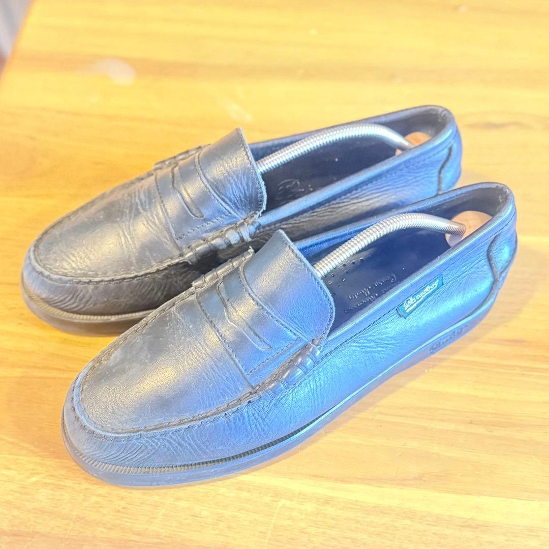 paraboot パラブーツ ドライビングシューズ 黒レザー