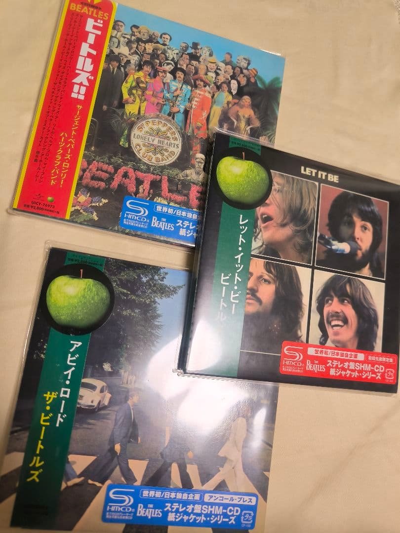 紙ジャケットAbbey road Let it beビートルズCDセット