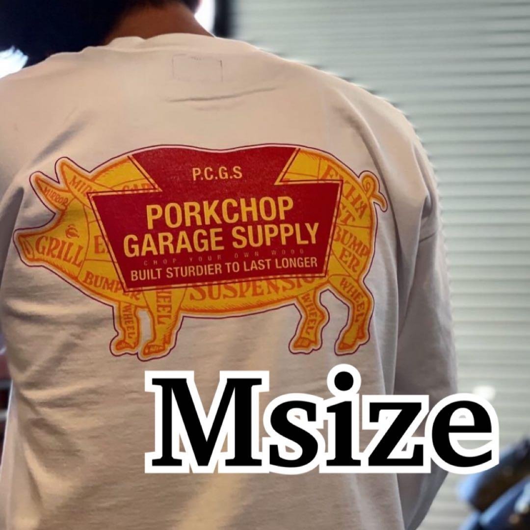 ポークチョップ ロンT WHITE Mサイズ キムタク マシス ラッツ
