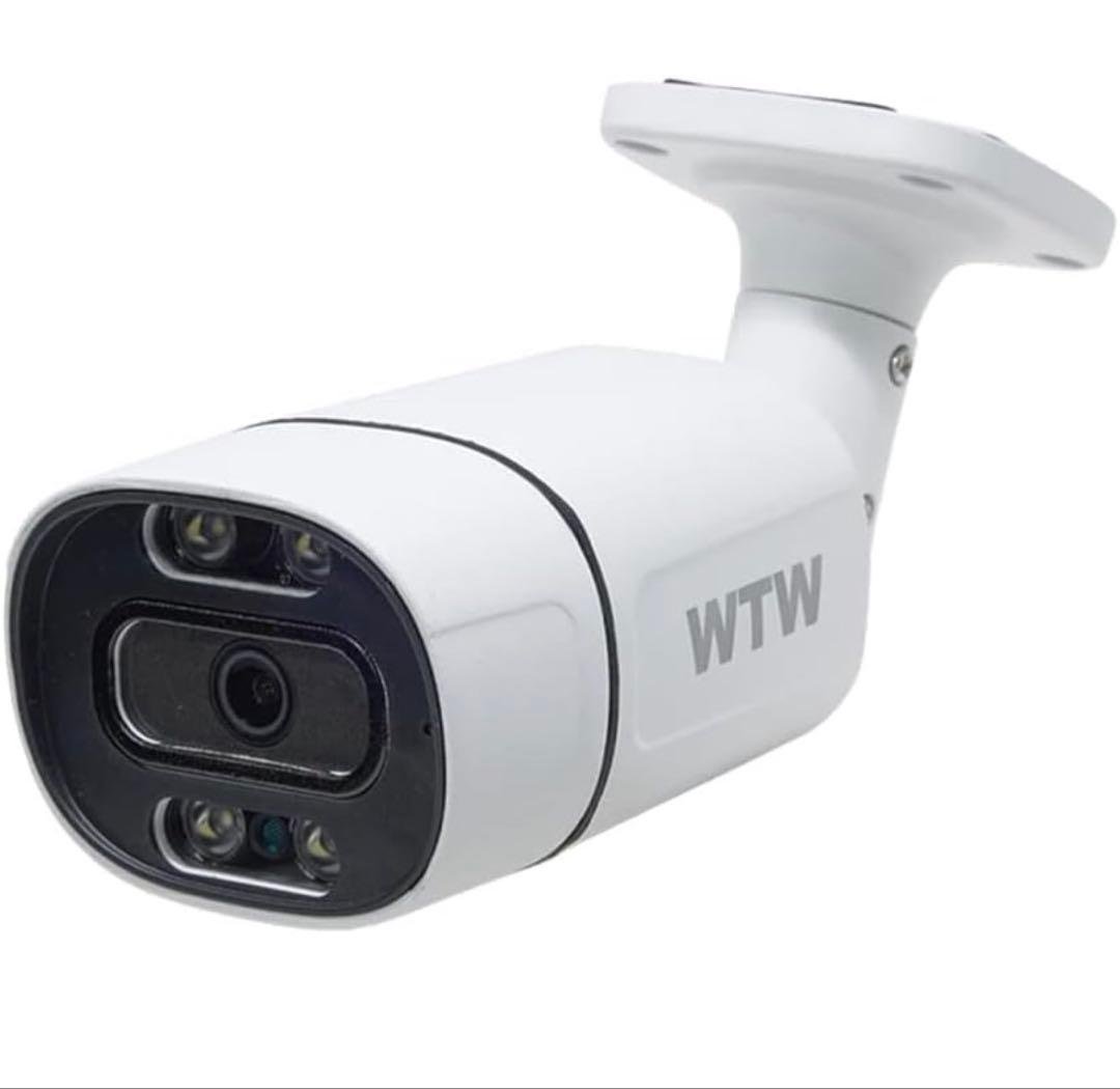 新品　防犯カメラ　2台+LANケーブルセット　PoE 官公庁採用