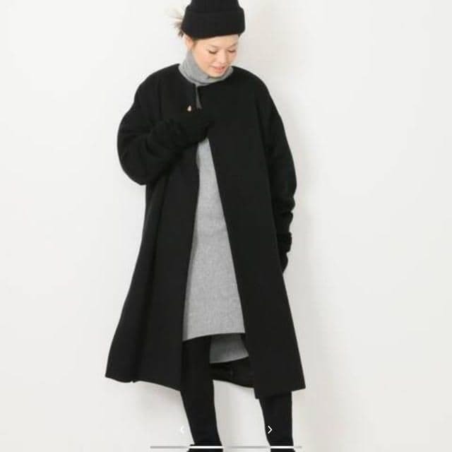 ありんこ様パンツとまとめ買い用 ドゥーズィエムクラス ノーカラーオーバーコート