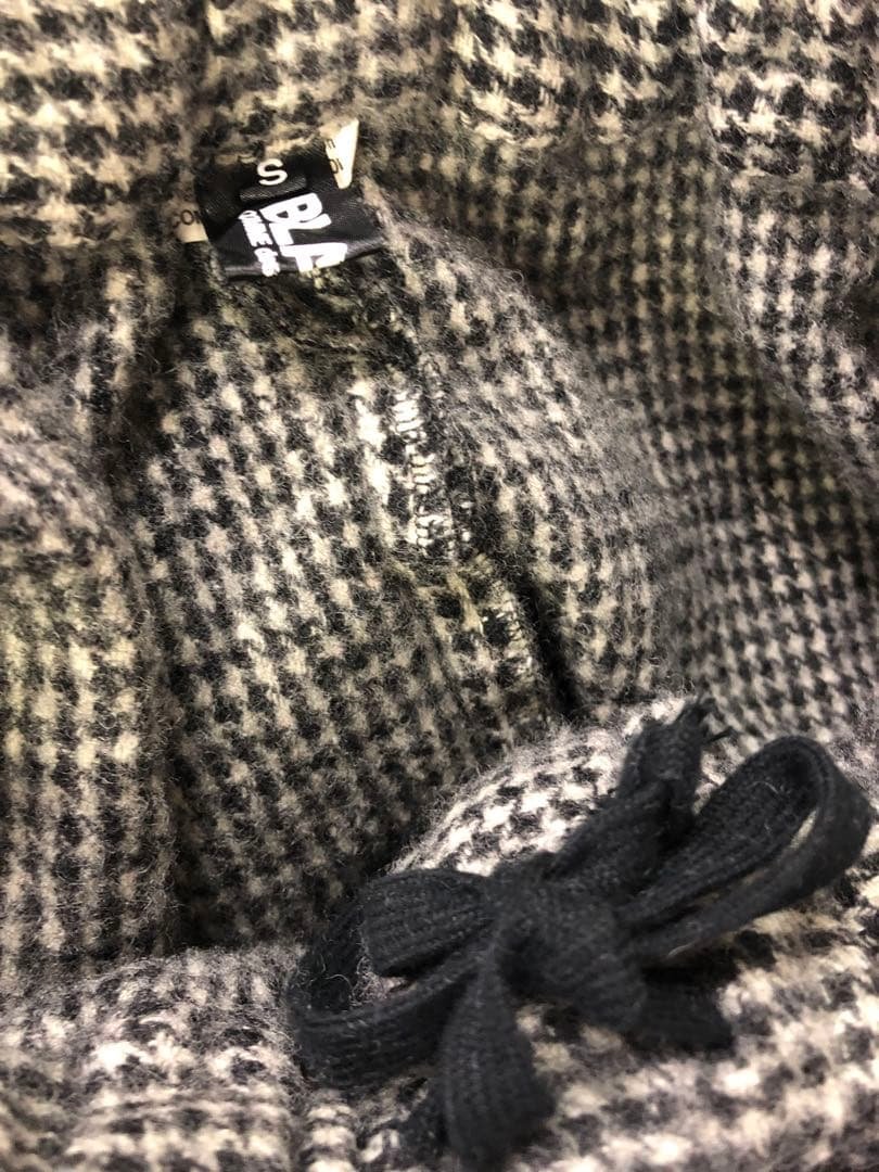 BLACK COMME des GARCONS チェック サルエルパンツ