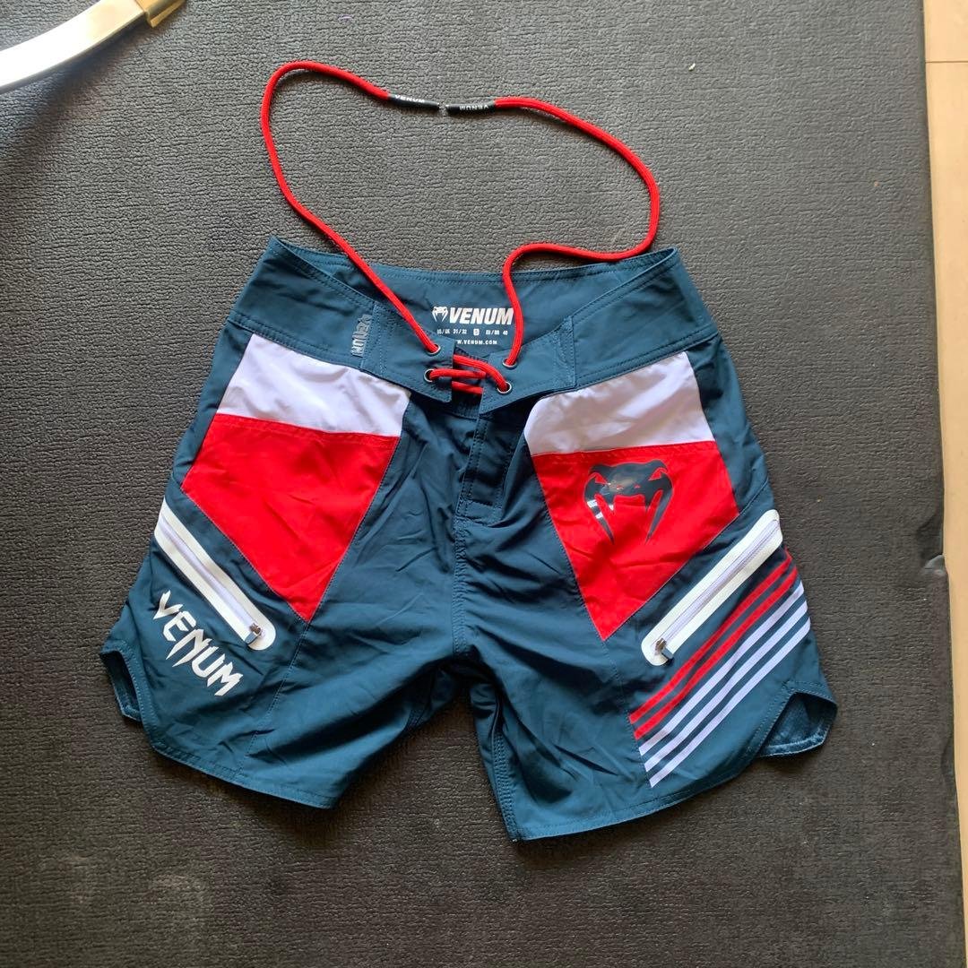 VENUM ヴェヌム ヴェナム サーフパンツ カーゴパンツ 紺×赤 Mサイズ相当