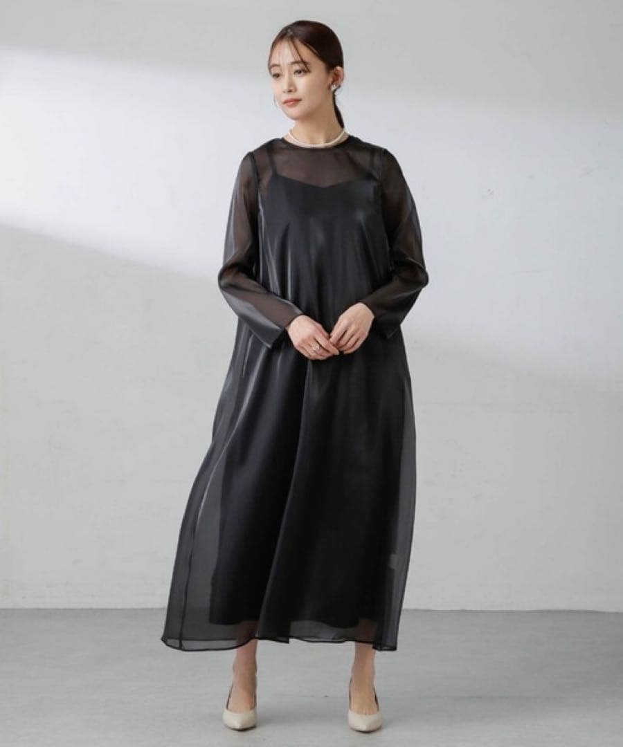 ＊美品＊ Kaene/ラメシャンブレードレス