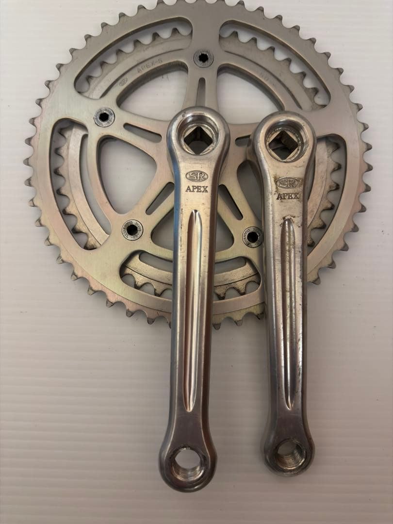 中古品 SAKAE SR APEX クランクセット 50 42