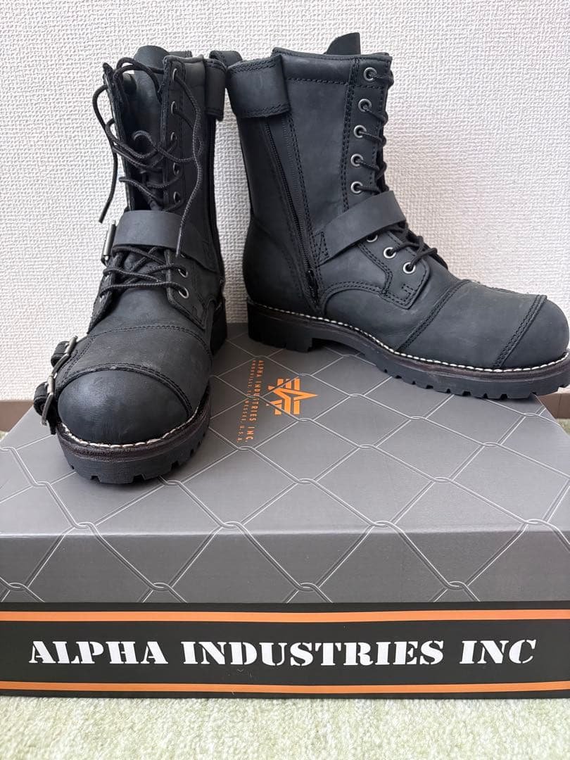 ALPHA INDUSTRIES INC ミリタリーブーツ 27cm 箱あり