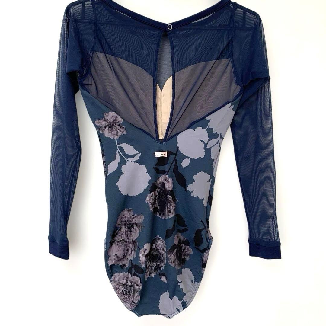 stina スティナ　レオタード　タイプＷ　ネイビー