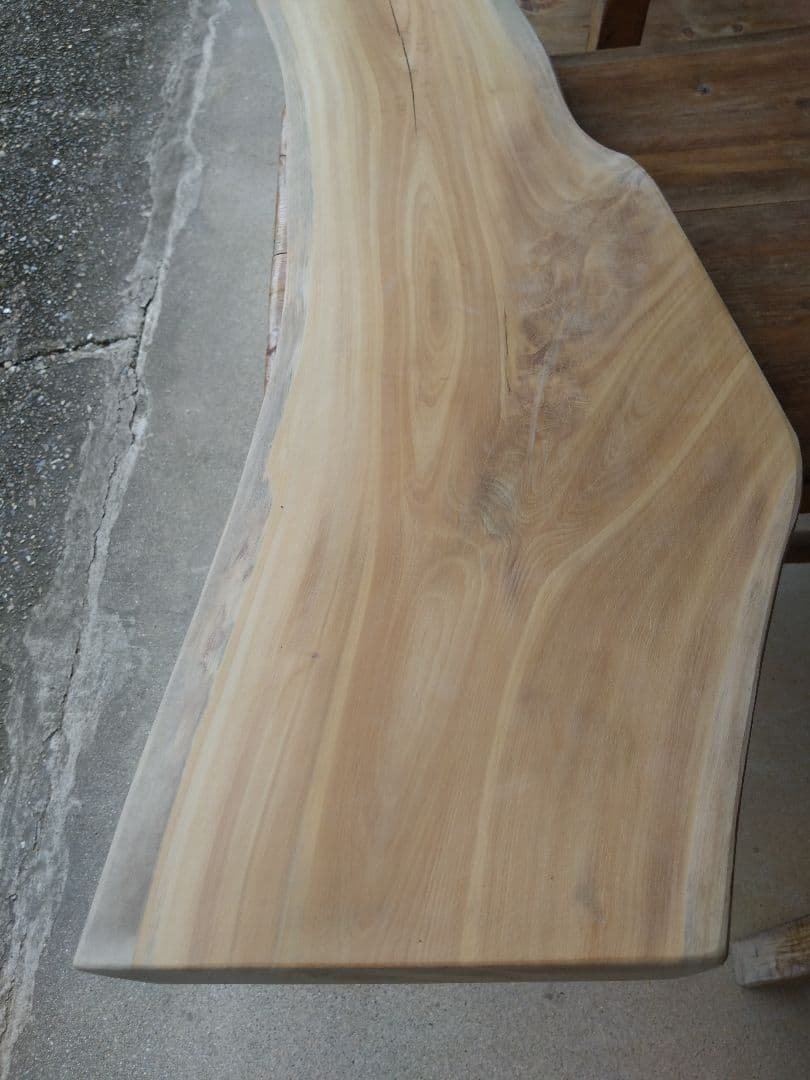 榧（かや）の耳付きテーブル　ジミヘン❕厚さ約75㎜