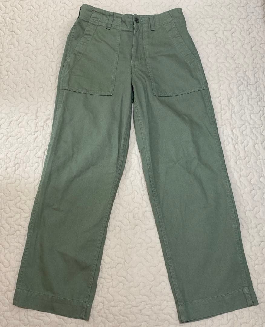 Spick & Span ワークパンツ 34 カーキ