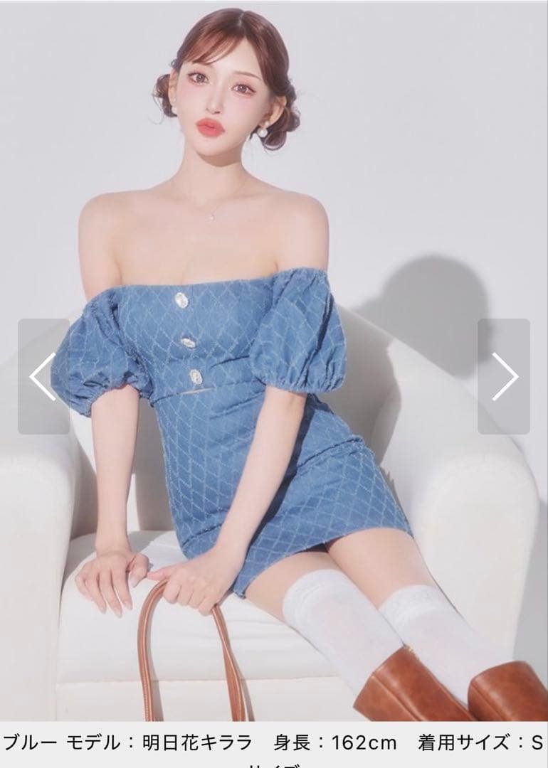 エンジェルR キャバドレス　デニム