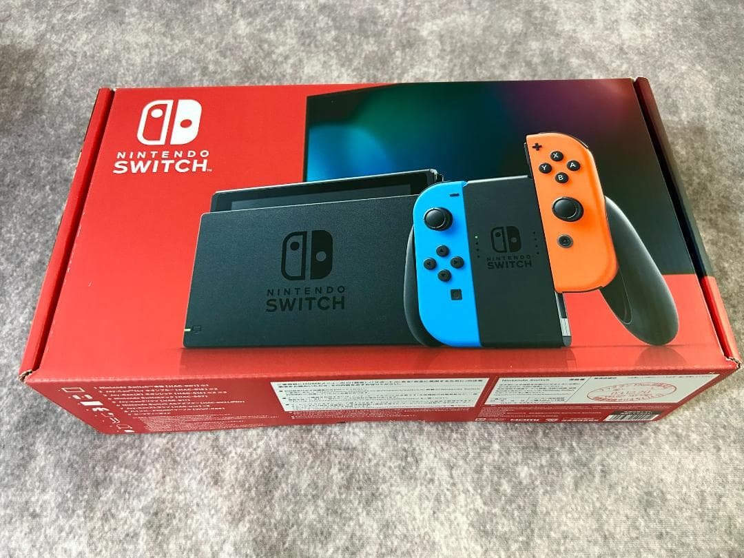 【新品未開封】Nintendo Switch 本体 青/赤➕モンハンRISE