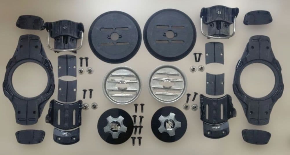 F2 Intec TitanFlex スノーボードバインディング 黒　アルペン