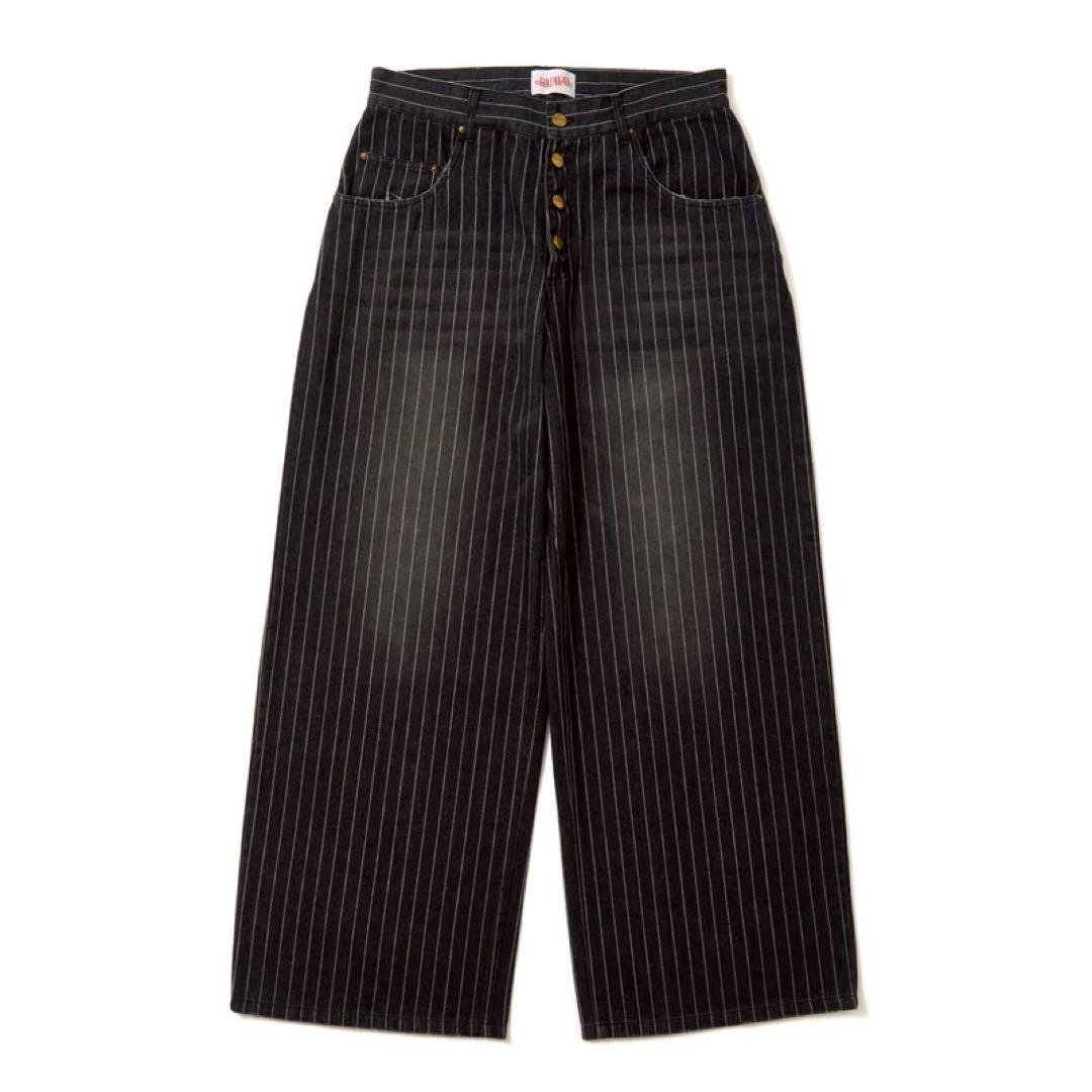 パンツ Badway Grunge stripe denim pants 26ss