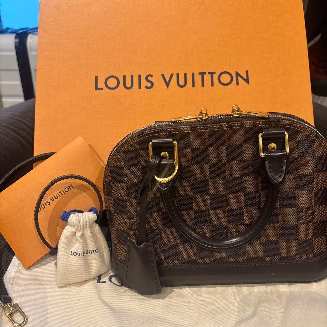 LOUIS VUITTON ダミエショルダーバッグアルマB B
