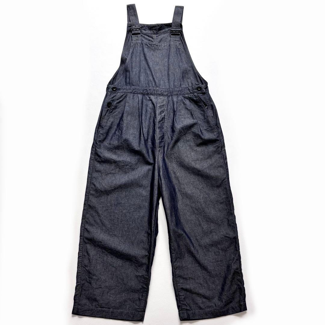 OUTIL ウティ サロペット オーバーオール コットン シルク シャンブレー