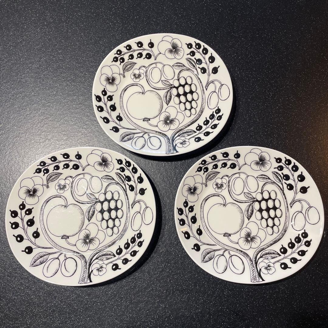 ARABIA アラビア　パラティッシ　ブラック　25cm オーバル