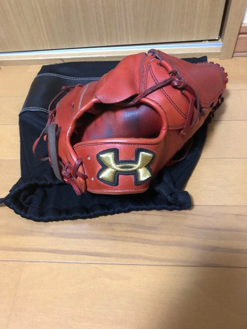 Under Armour 硬式野球用グローブ オレンジ