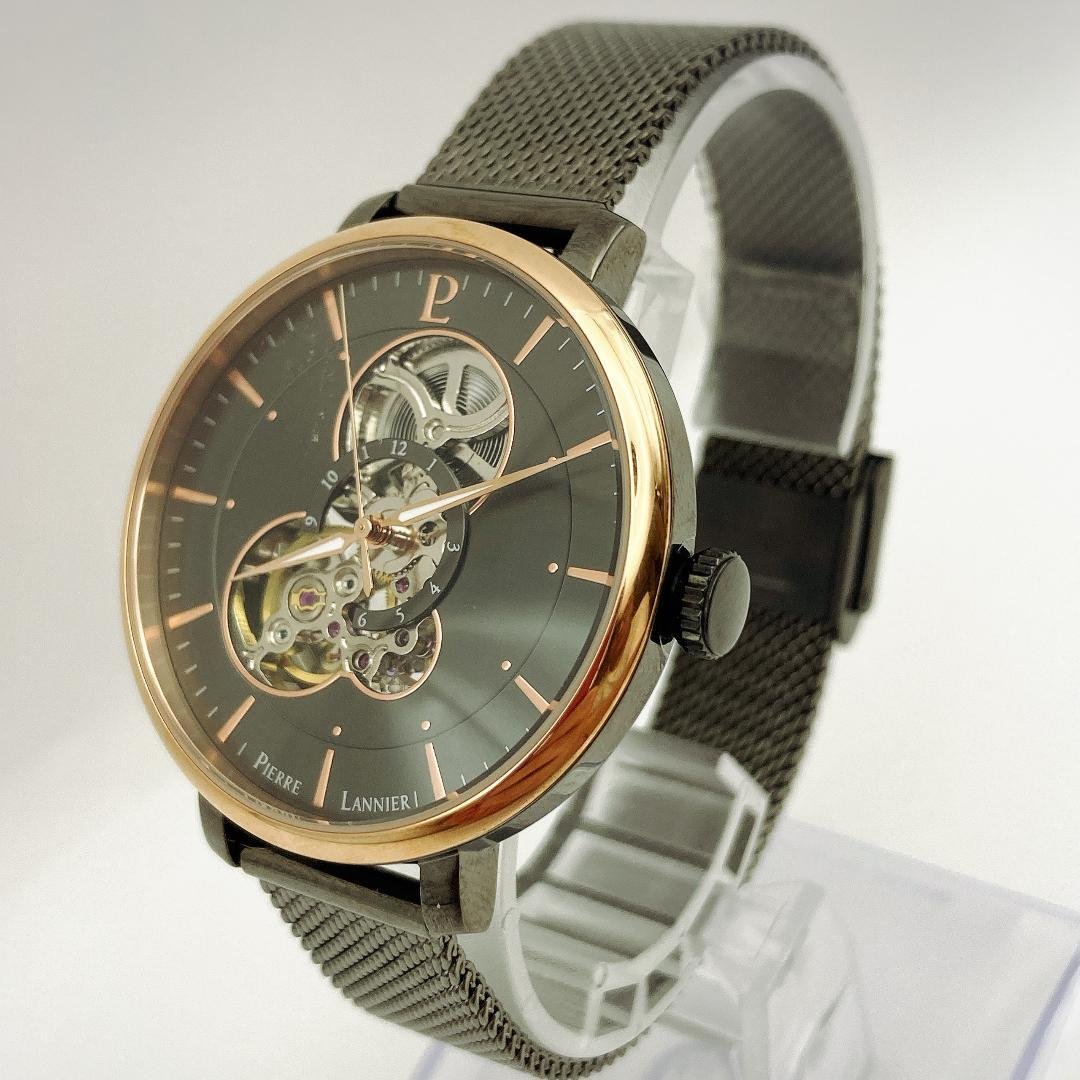 【極美品】Pierre Laniner 自動巻き時計 スケルトン ピエールラニエ