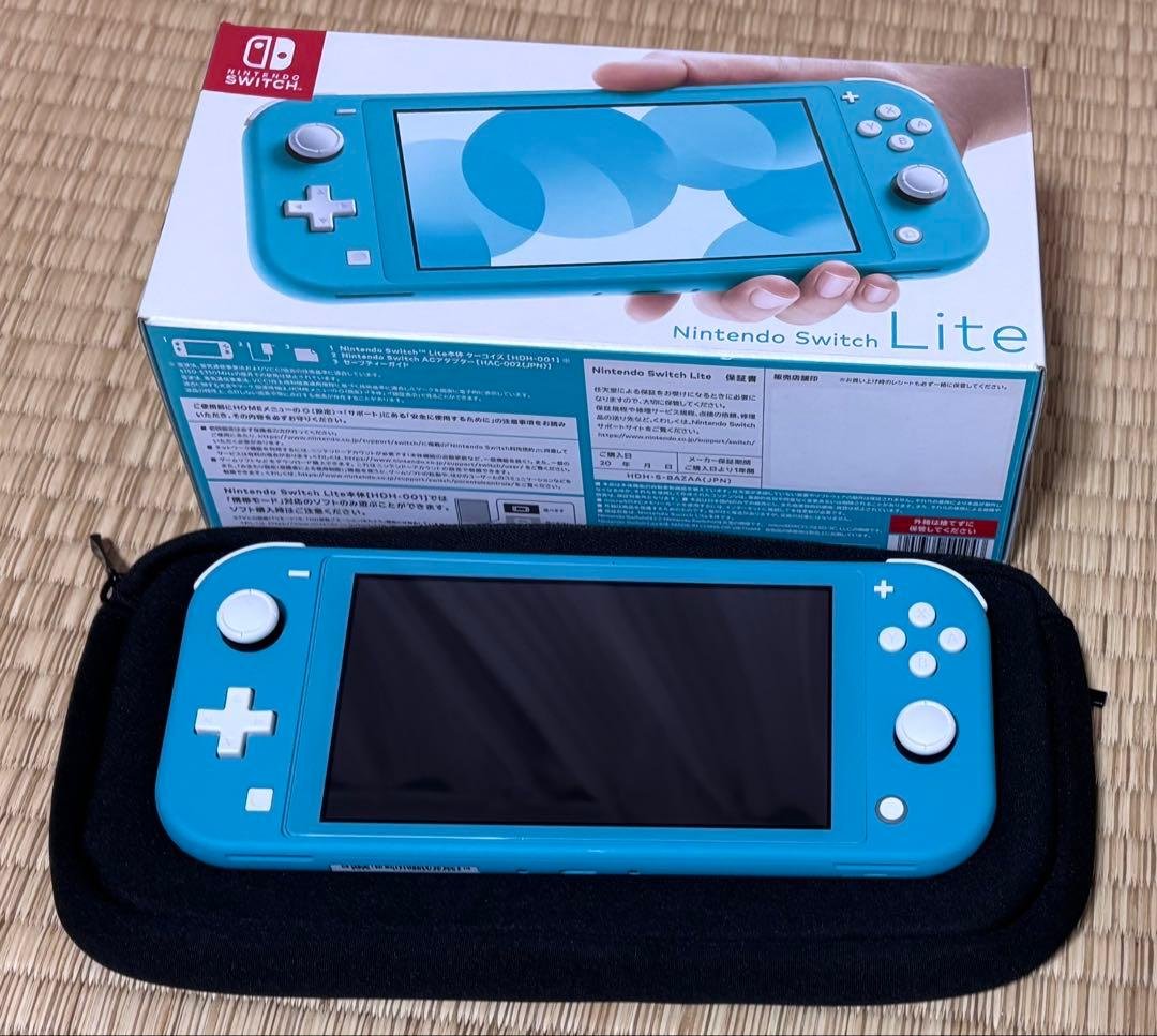 Nintendo Switch Lite 青 ケース付き