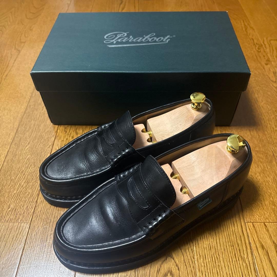 パラブーツ　ランス　UK 7 black