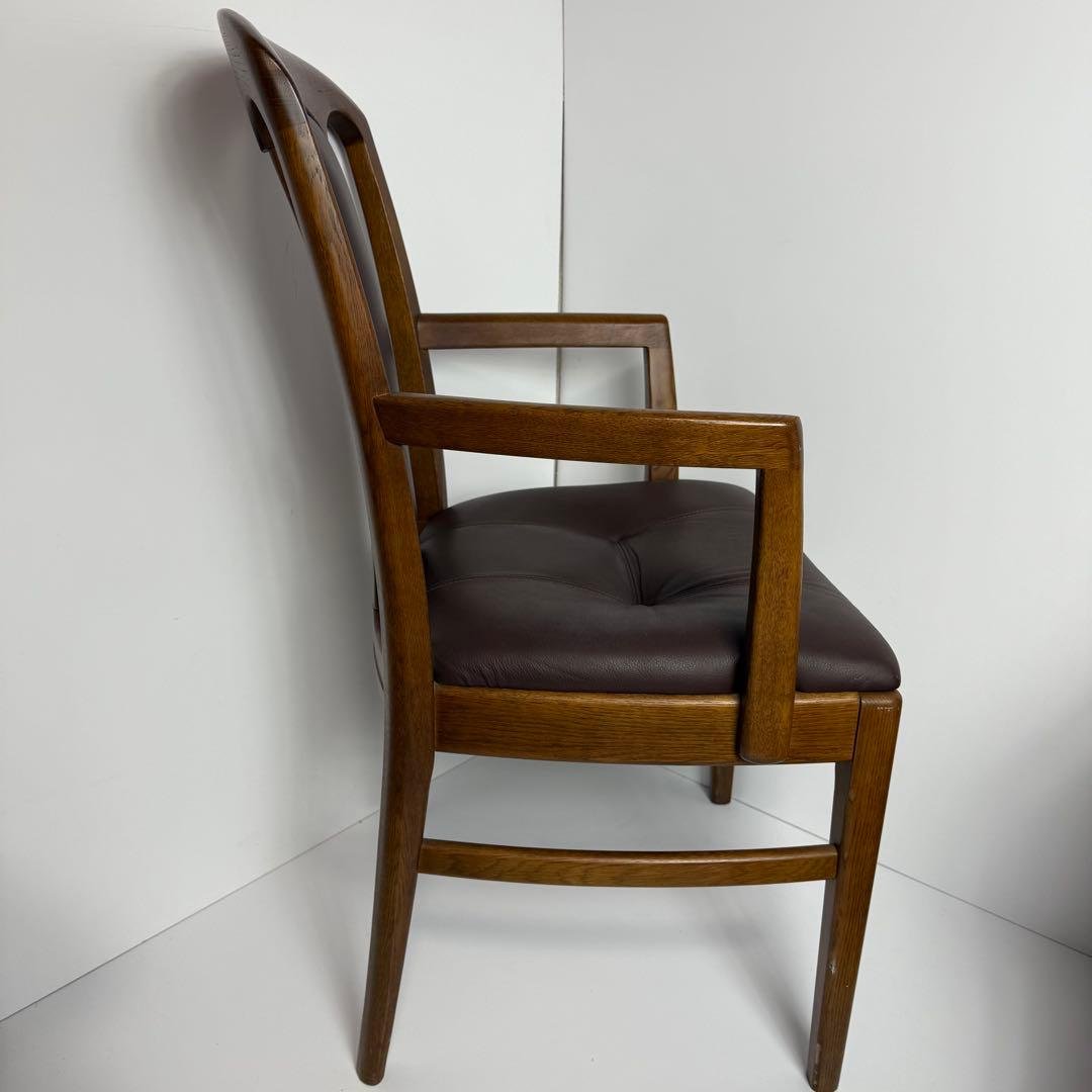 良品　karimoku ダイニングチェア アーム付き　肘掛け