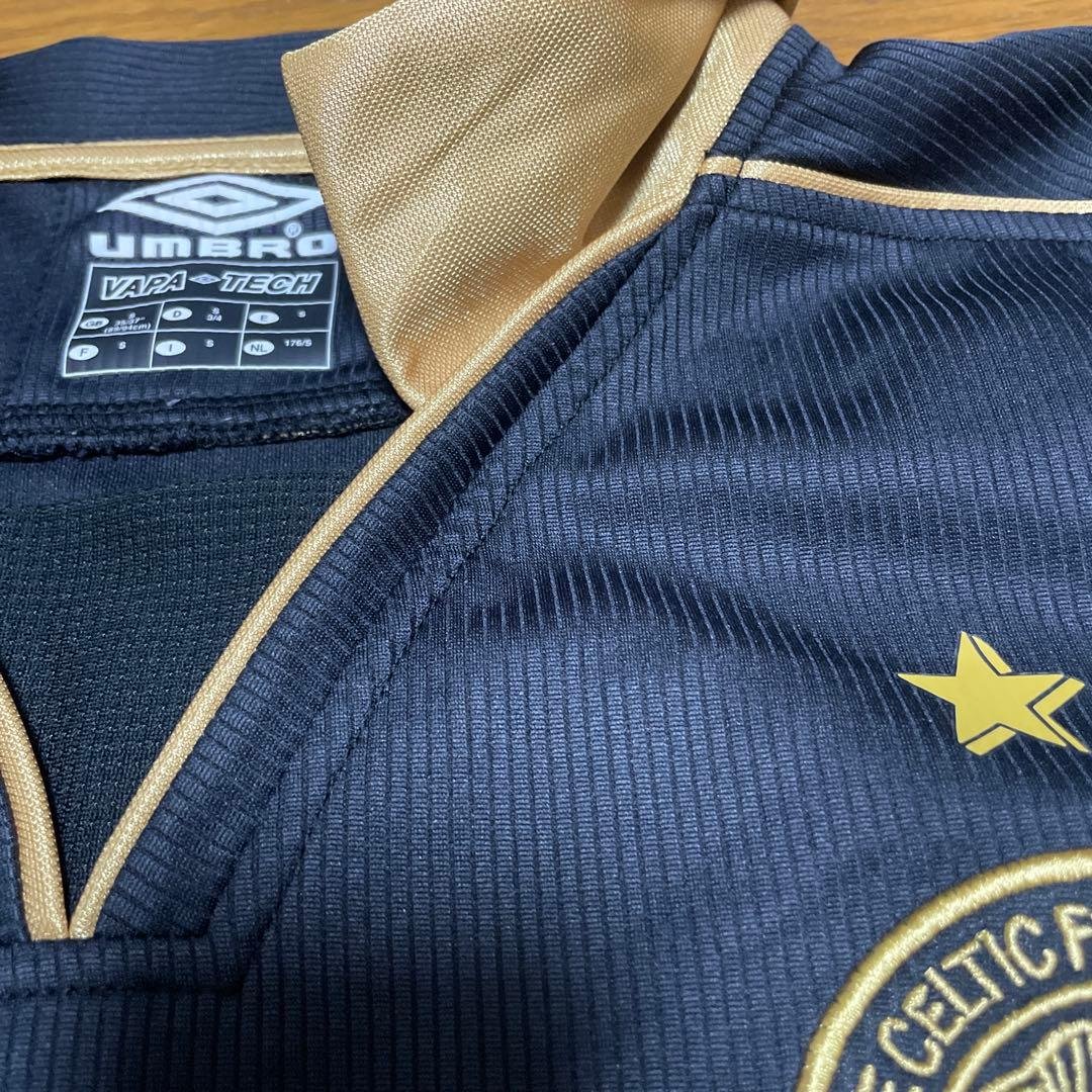 セルティック　長袖ユニフォーム　アウェイ　Sサイズ