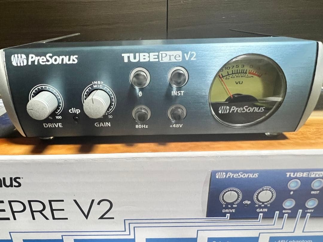 PreSonus TubePre V2 真空管交換済み