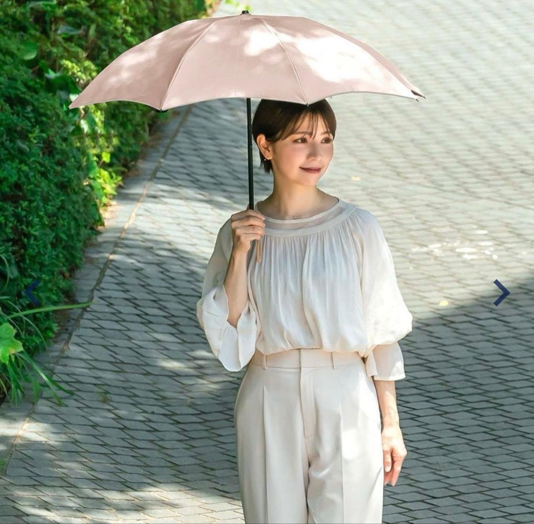 芦屋ロサブラン　3段折り プレーン　ピンク