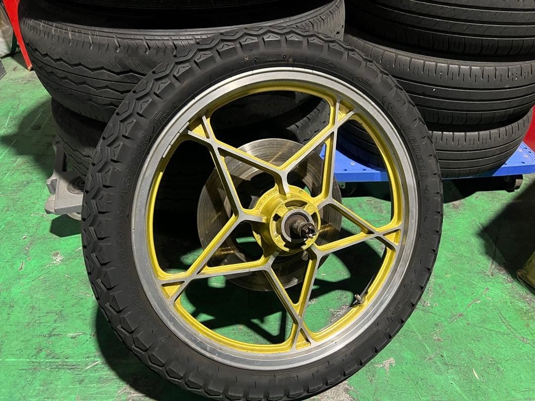 スズキGSX400E GS400星キャス前後　フロントフォークセット18インチ