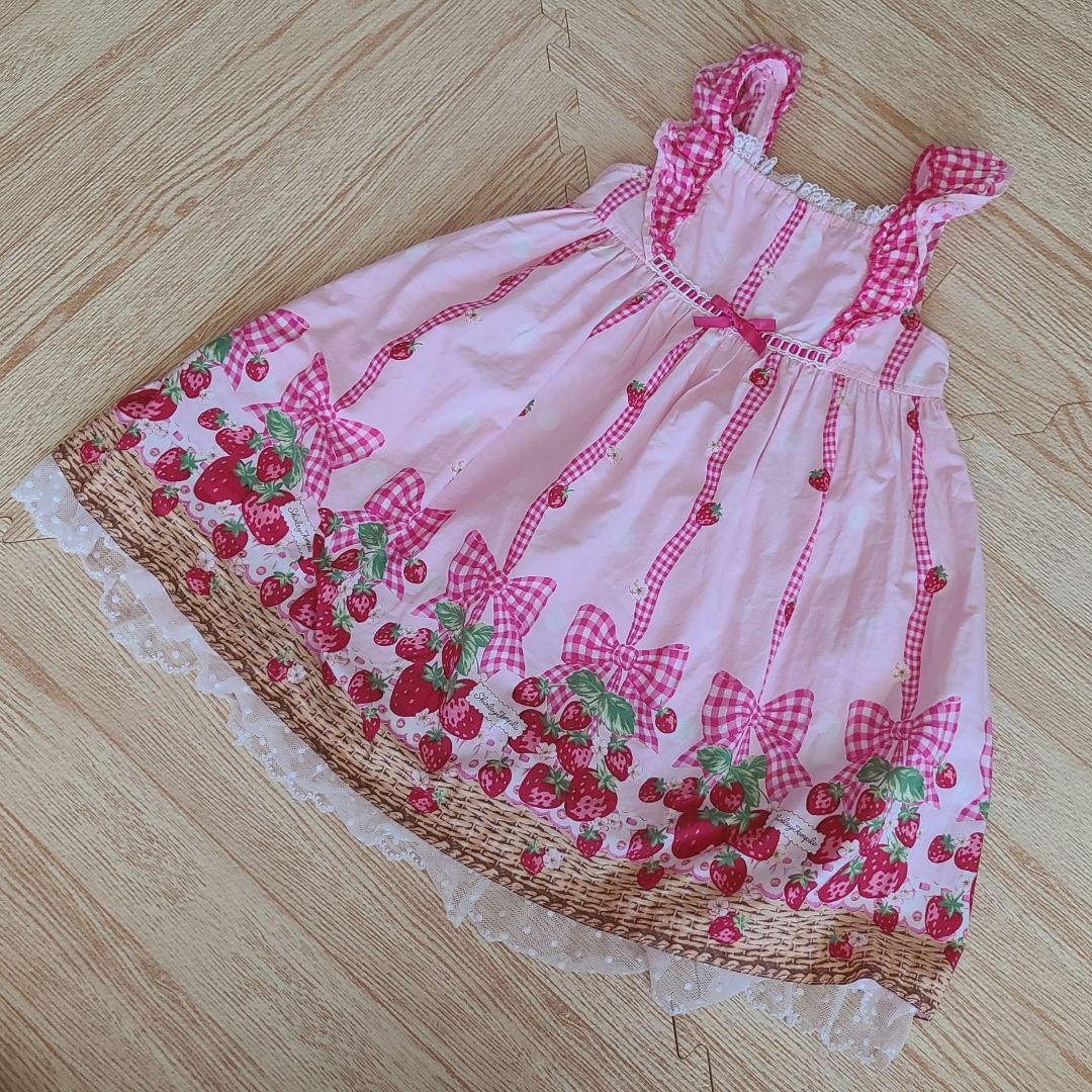 シャーリーテンプル いちご、チェリープリント