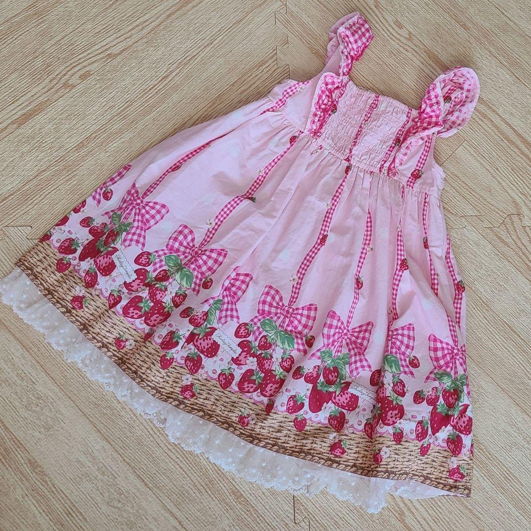 シャーリーテンプル いちご、チェリープリント