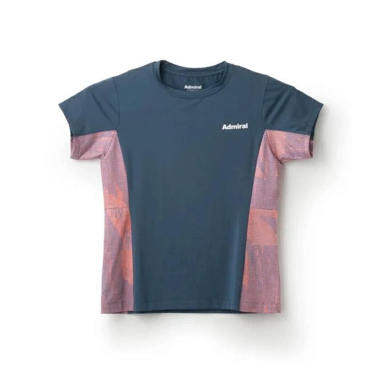 アドミラル サイドフレアヘムグラフィックTEE (ATLA503) ネイビー