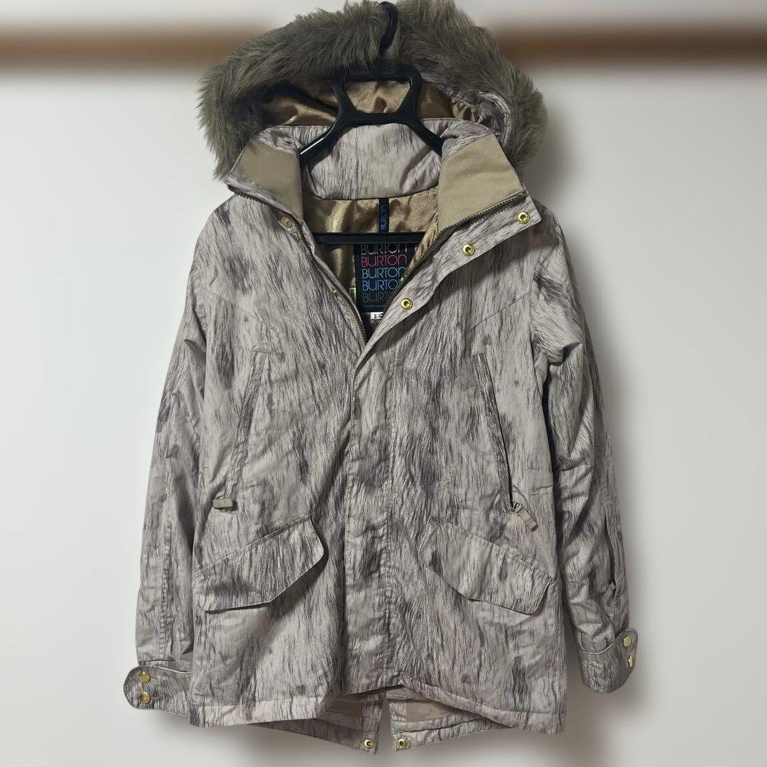 希少カラー　BURTON スノーボードジャケット S グレー　レディース