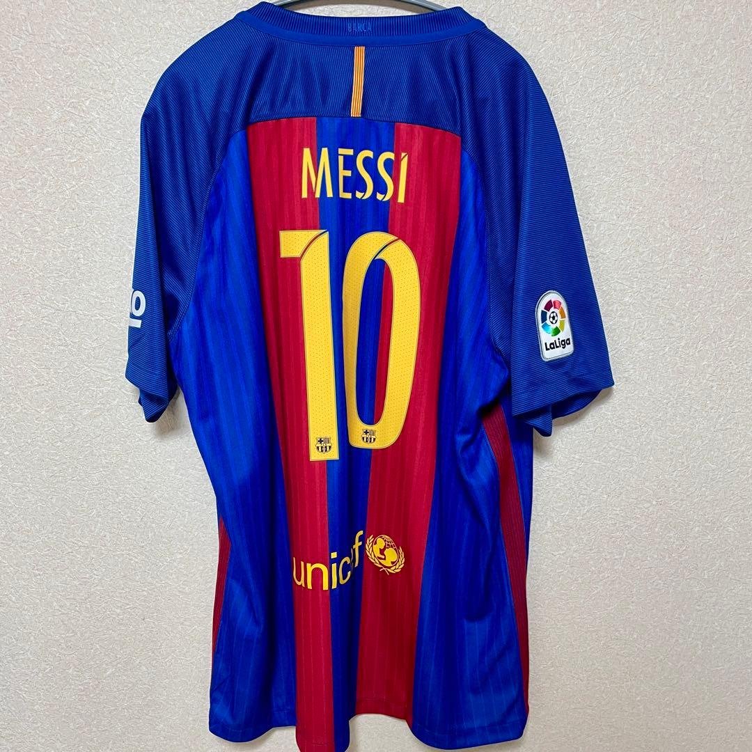 【新品タグ付き】16-17 FCバルセロナ ホーム メッシ XL 正規品