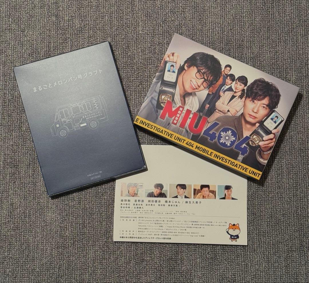 MIU404 ディレクターズカット版DVDセットまるごとメロンパン号クラフト付き