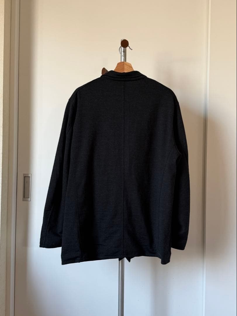 【COMOLI】25AWウールニットジャケット/テーパードパンツ セットアップ