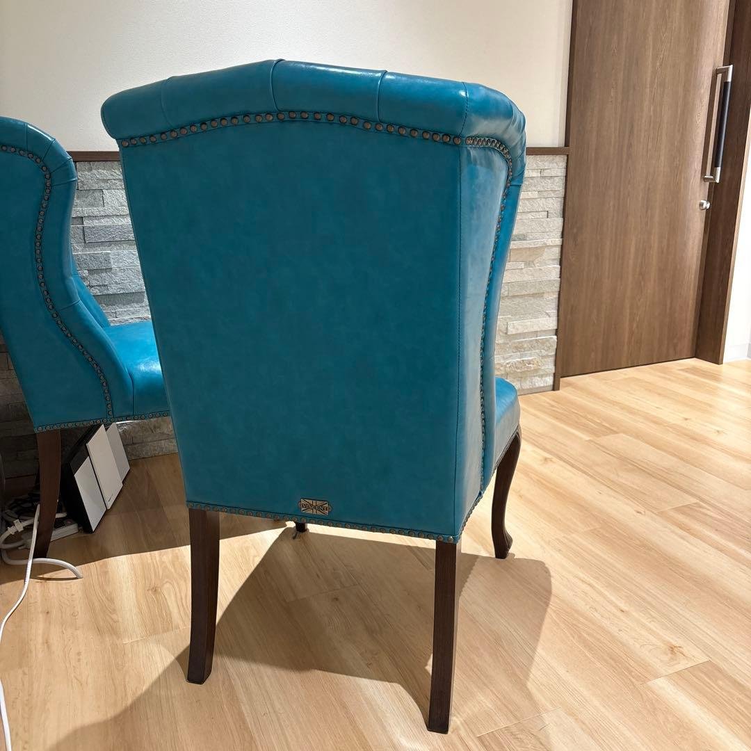 VINCENTハイバックチェア アンティークテイスト　1脚　①