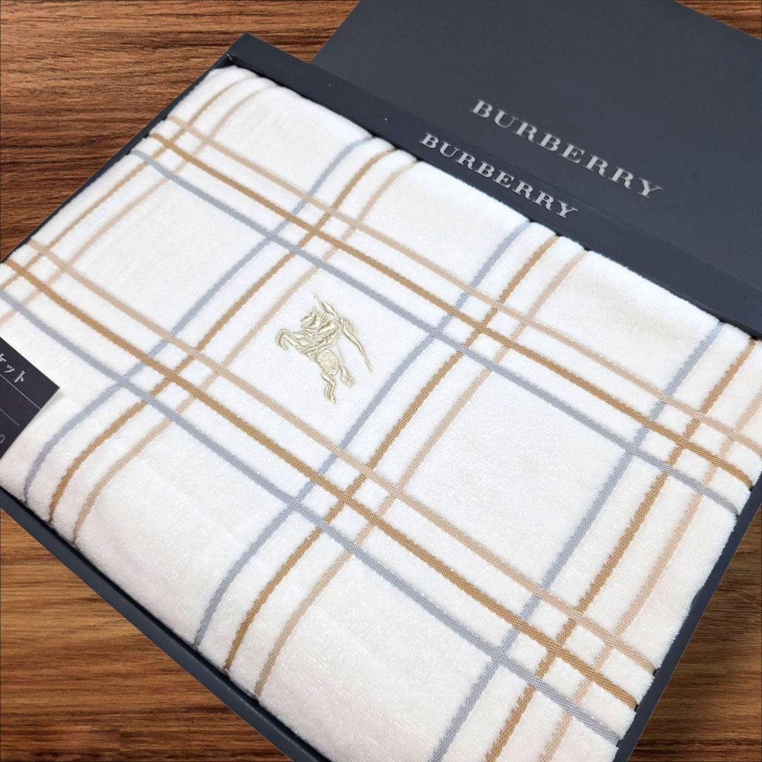 BURBERRY バーバリー タオルケット 西川産業　140×190
