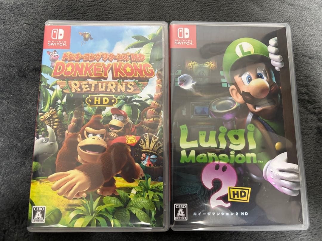 2本セット　ルイージマンション2HD ドンキーコングリターンズHD