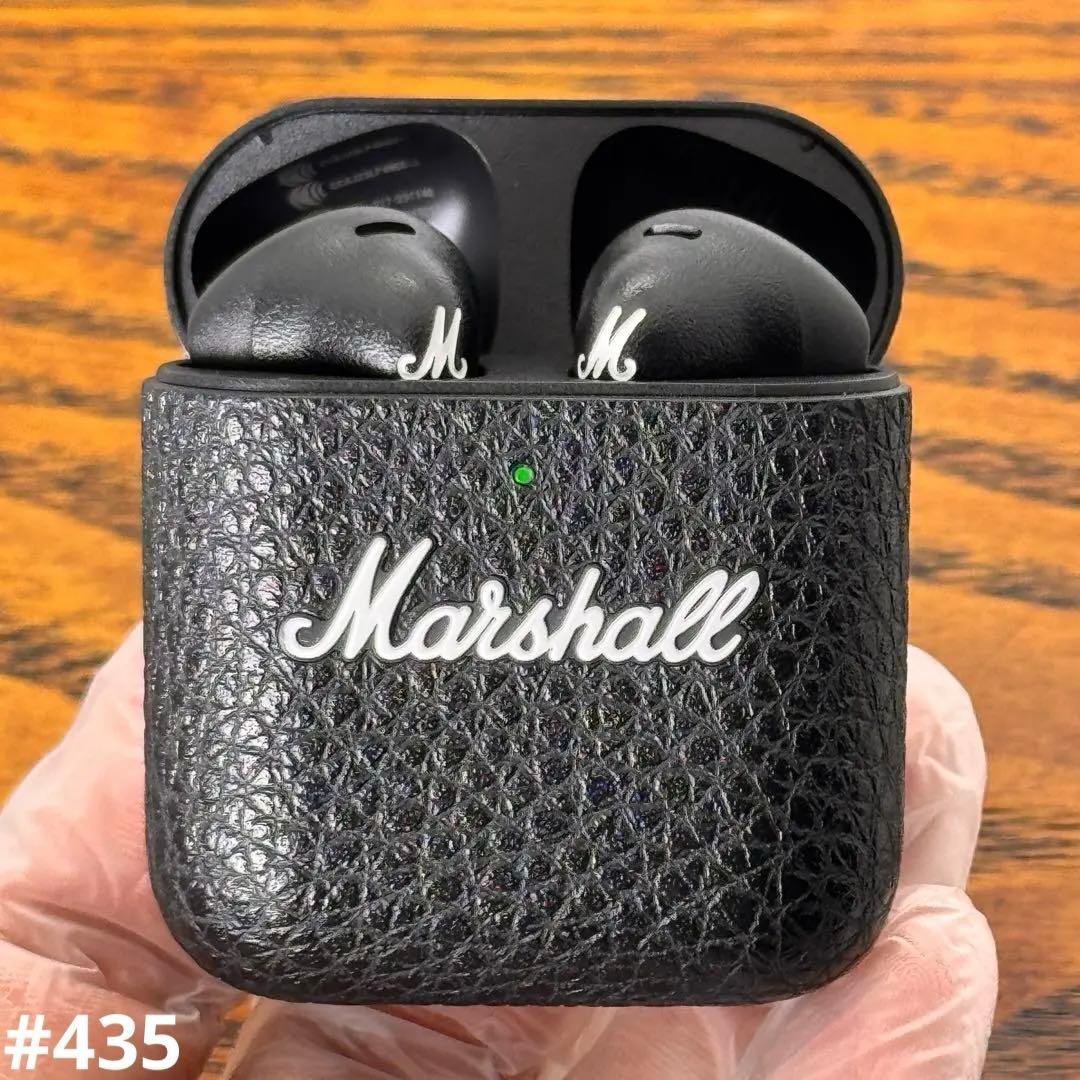 Marshall MINOR IV 完全ワイヤレスイヤホン ブラック【美品】