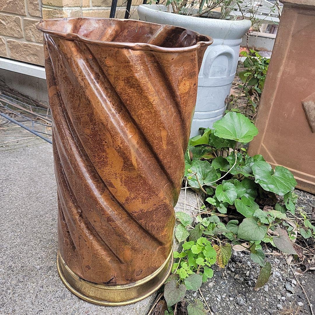 傘立て　銅製品　イタリア製
