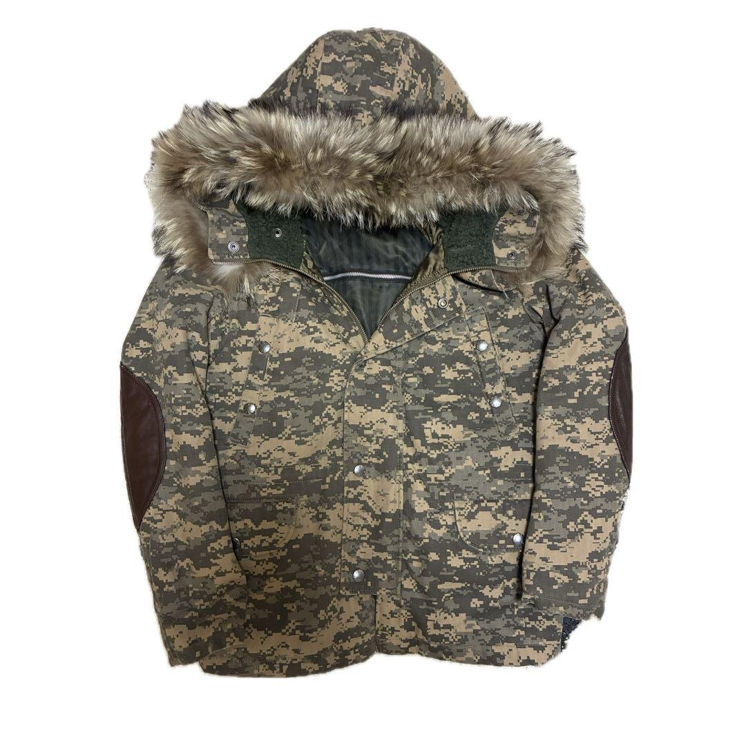 マックスフリッツ　プロテクター付き デジカモライディングコート