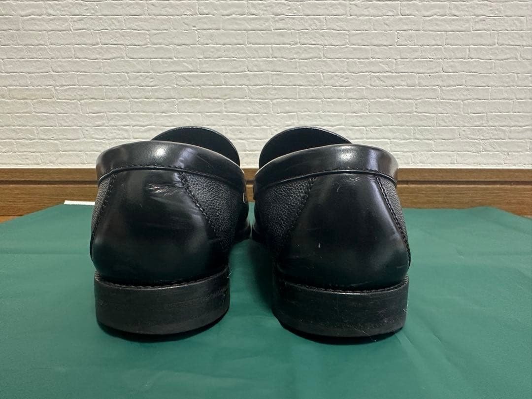 Louis Vuitton ブラック ダミエ ローファー【本日限定】