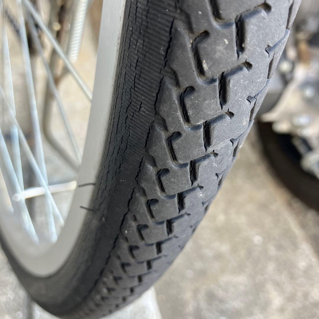 取りにこられる方限定❗️26インチネイビーシティサイクル 前面バスケット付き