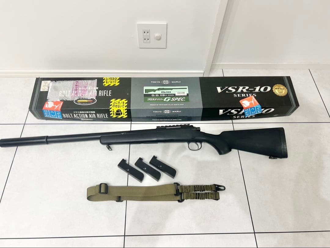 東京マルイ　VSR-10 Gスペック　ブラック　内部カスタム品