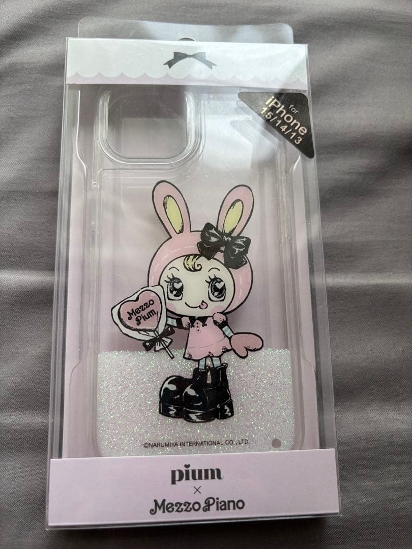 pium べリエちゃんグリッターiphoneケース
