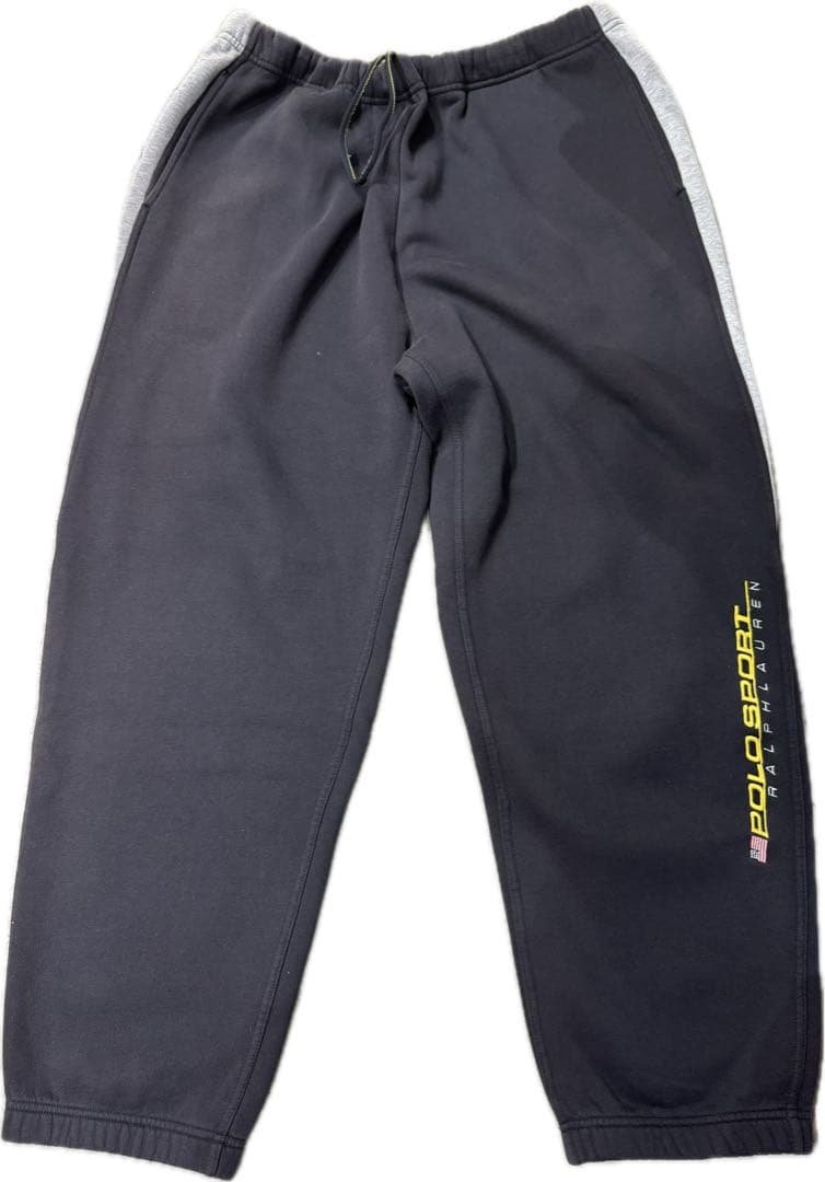 90s POLO SPORT スウェットパンツ ネイビー