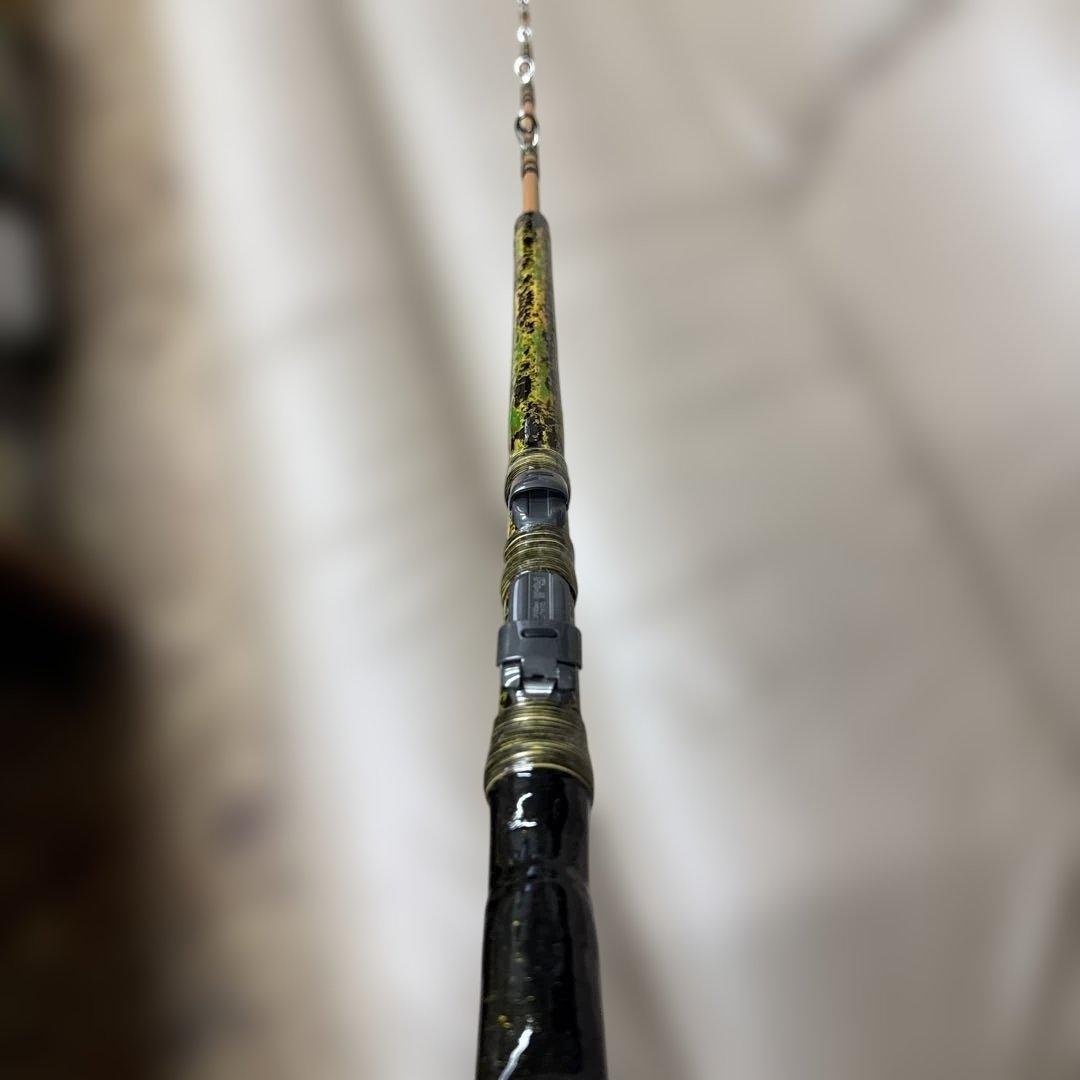 伊勢海老竿　穴釣り　布袋竹　ハンドメイド